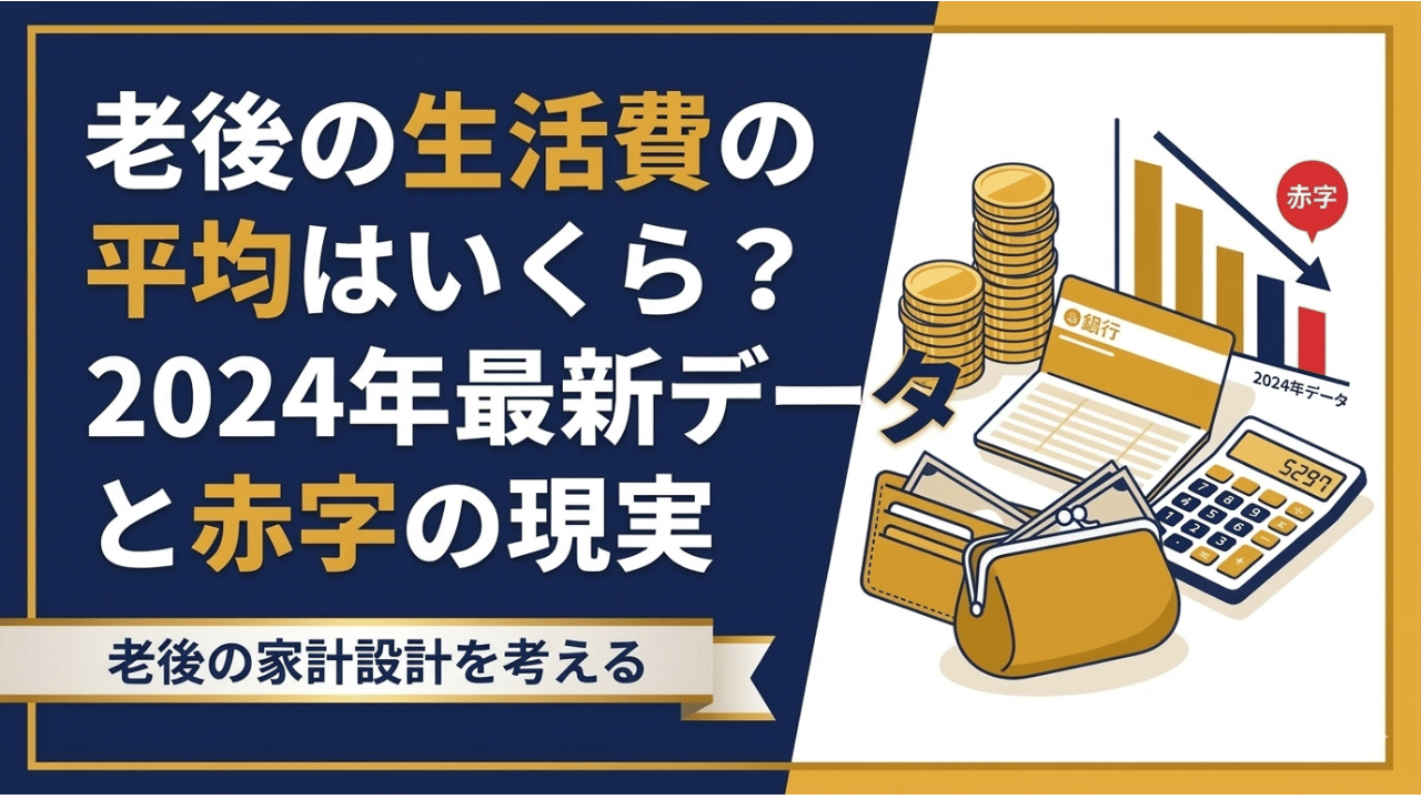 老後の生活費の平均はいくら？2024年最新データと赤字の現実